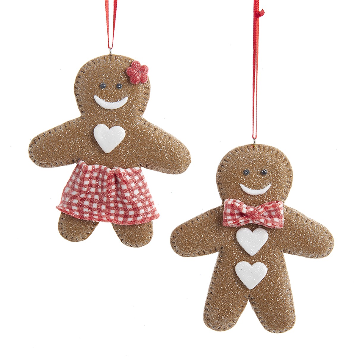 Addobbo Albero Di Natale Ragazzo/Ragazza Pan Di Zenzero Vestiti Prodotto Assortito