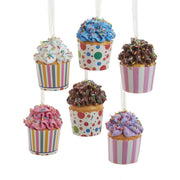 Addobbo Albero Di Natale Cupcake Colorati Prodotto Assortito