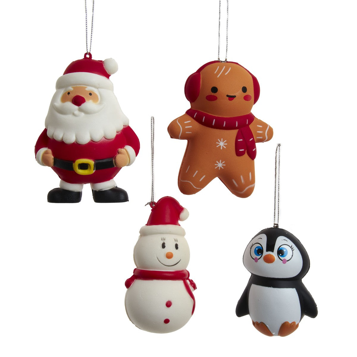 Addobbo Albero Di Natale Personaggi Deformabili Natale Prodotto Assortito