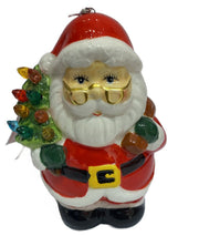 Addobbo Albero Di Natale Babbo Natale Con Luci Led