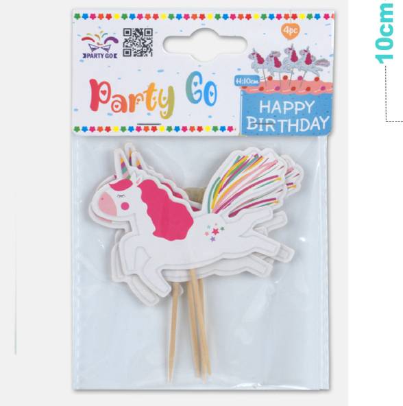 Decorazione Per Torte Unicorno 7.5*6
