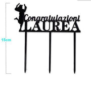 Topper Torta Congratulazioni Laurea