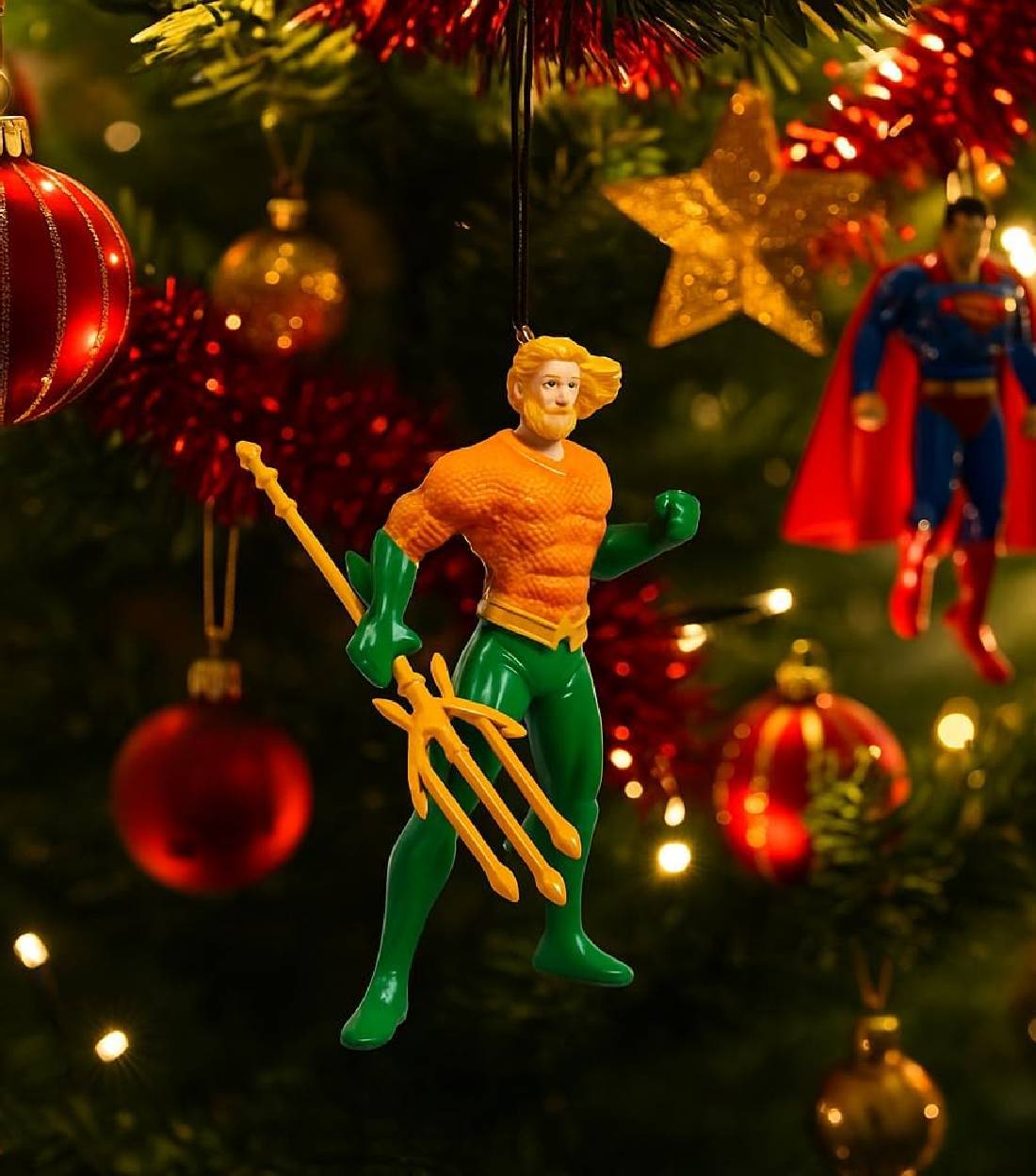 Addobbo Albero Di Natale DC Comics Aquaman 10cm