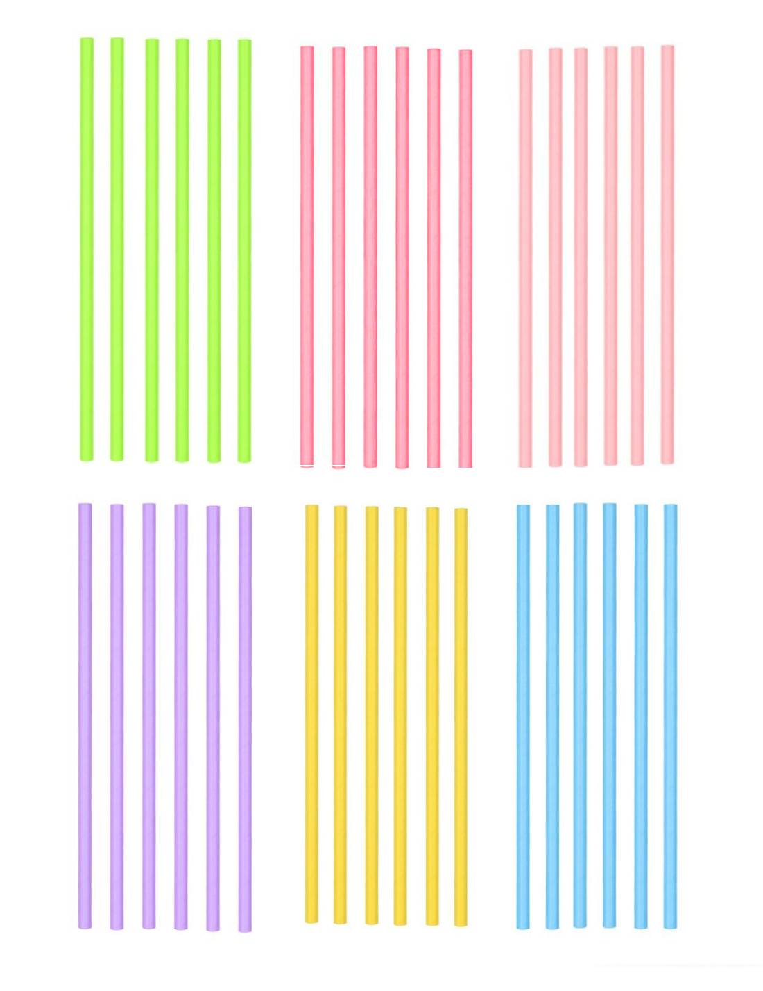 Cannuccia Di Carta Monocolore 20cm 25pz
