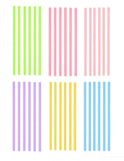 Cannuccia Di Carta Monocolore 20cm 25pz