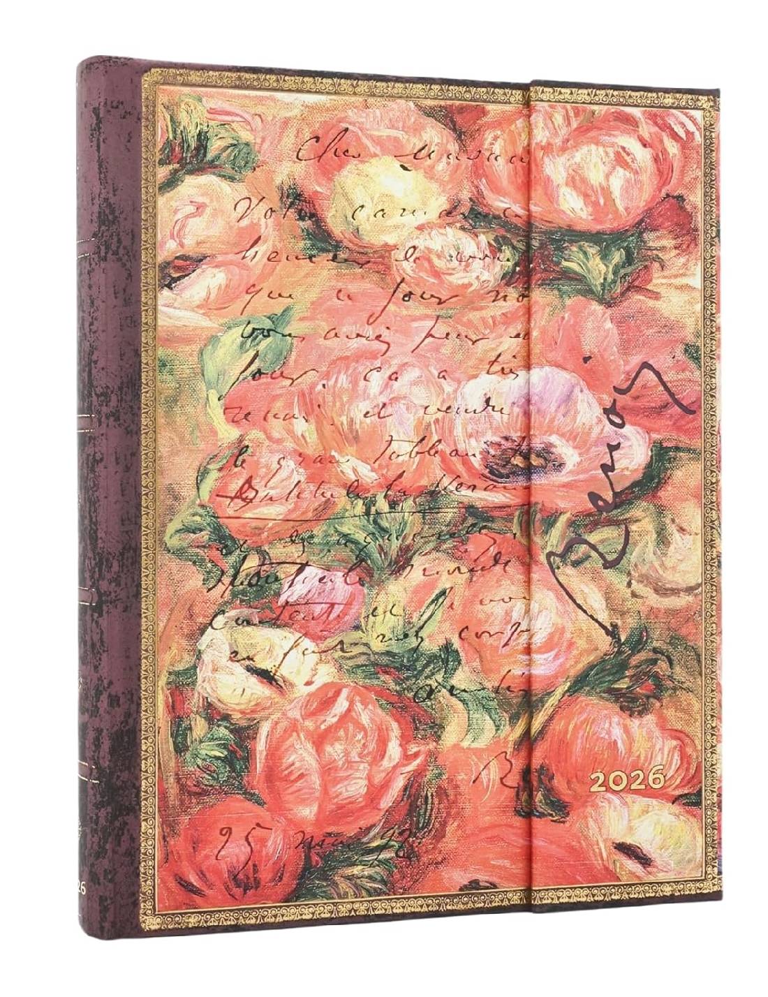 Agenda Paperblanks 2026 12 Mesi Ultra Giornaliera Renoir Lettera a Morisot