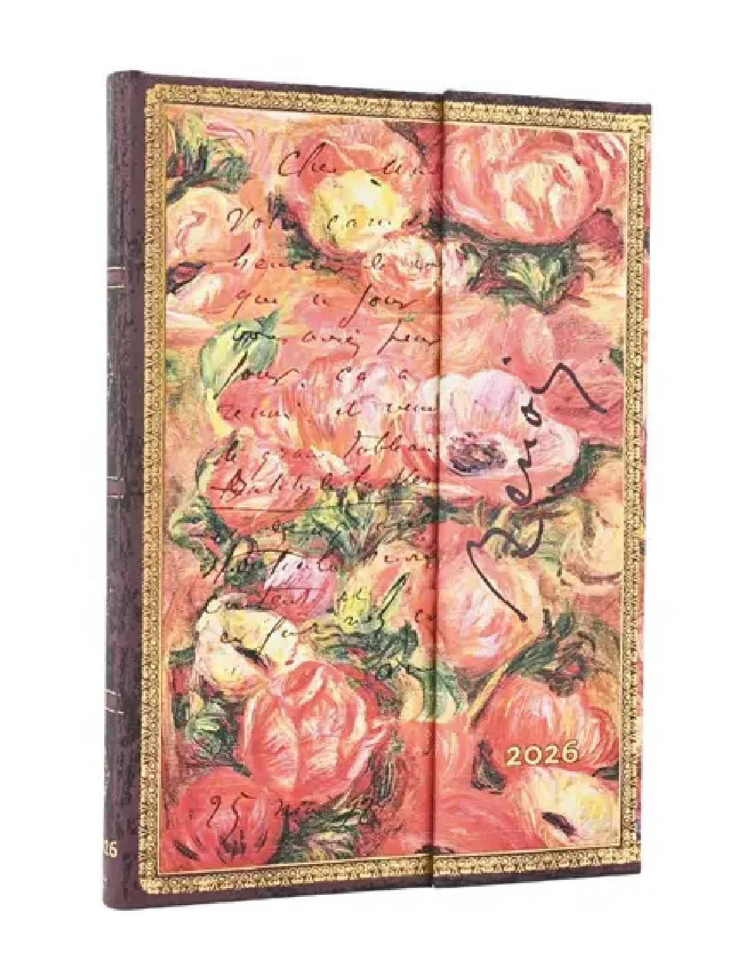 Agenda Paperblanks 2026 Orizzontale Midi 12 Mesi Settimanale Renoir Lettera A Morisot