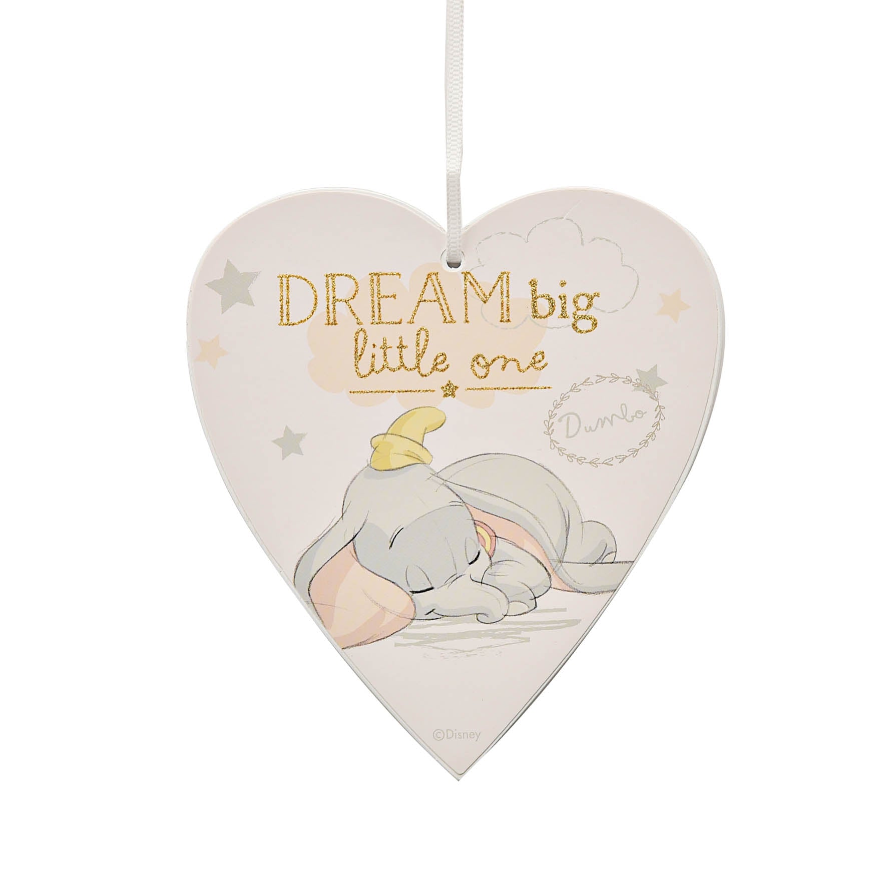 Targa Forma Cuore Dumbo Dream Big