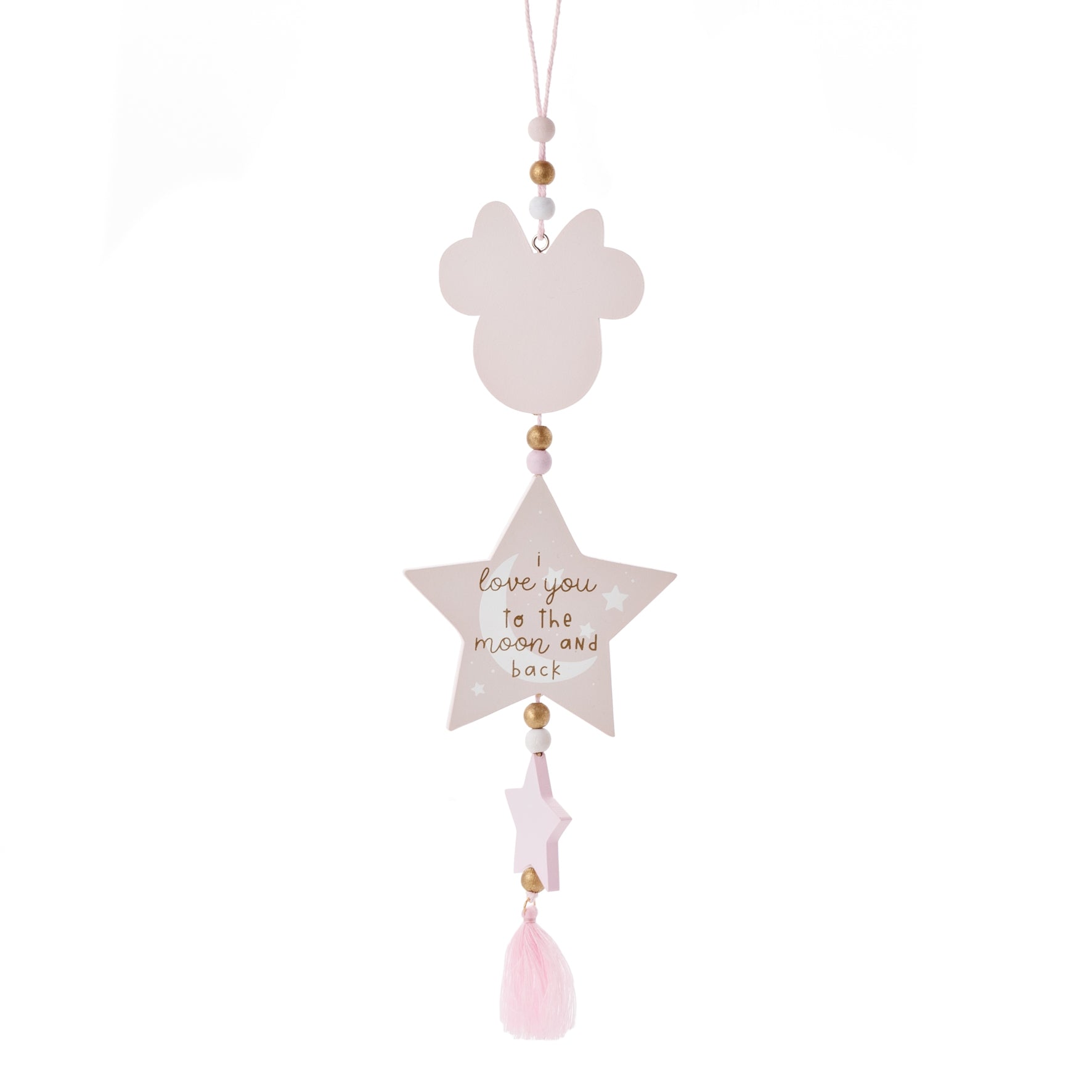 Decorazione Per Casa Da Appendere Minnie Mouse Love You To the Moon