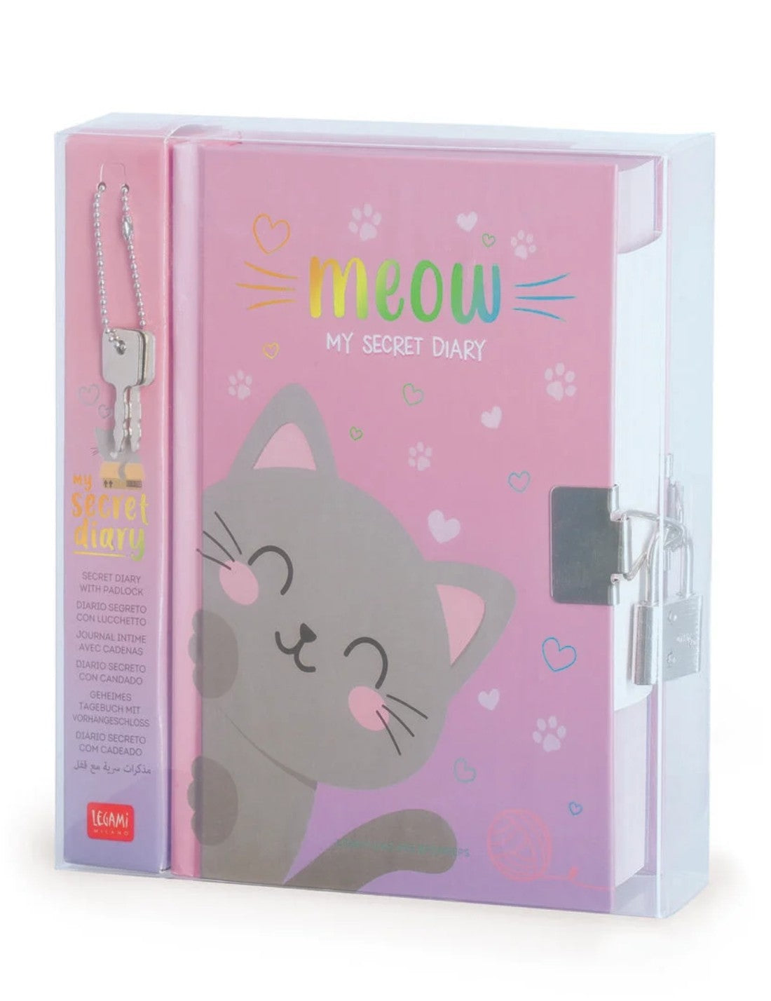 Diario Segreto Con Lucchetto Kitty Legami