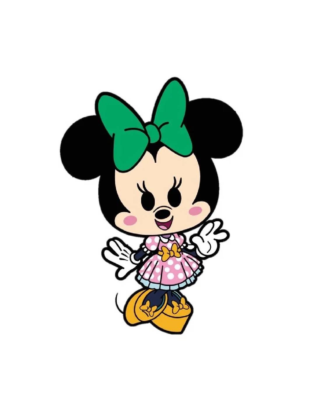 Adesivo Natalizio Vetrofania Disney Minnie Mouse