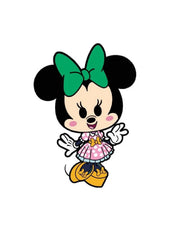 Adesivo Natalizio Vetrofania Disney Minnie Mouse