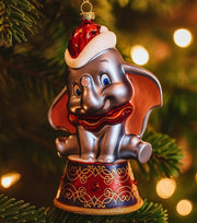 Addobbo Albero Di Natale In Vetro Disney Dumbo 15cm