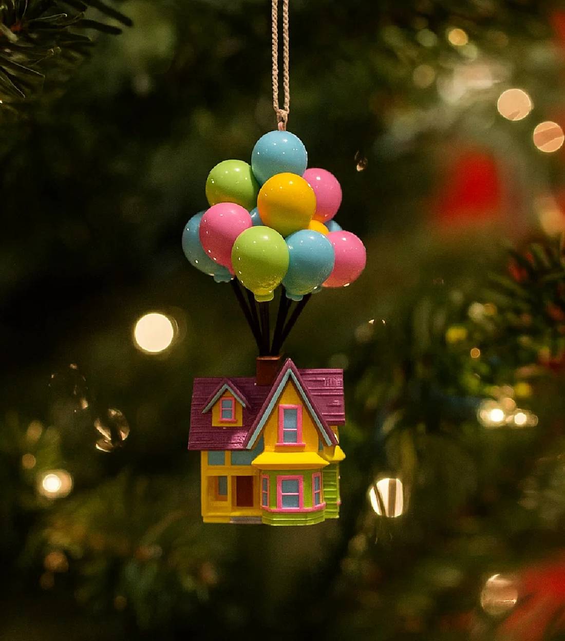 Addobbo Albero Di Natale Disney Casa Up 10cm