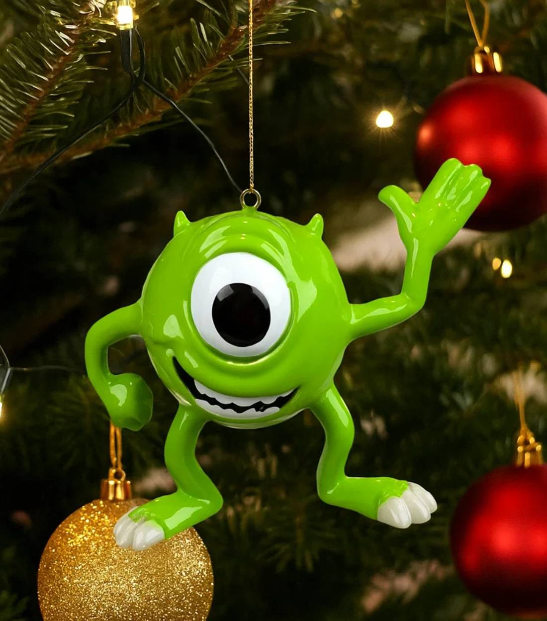 Addobbo Albero Di Natale Disney Monsters & Co Mike Wazowski 10cm