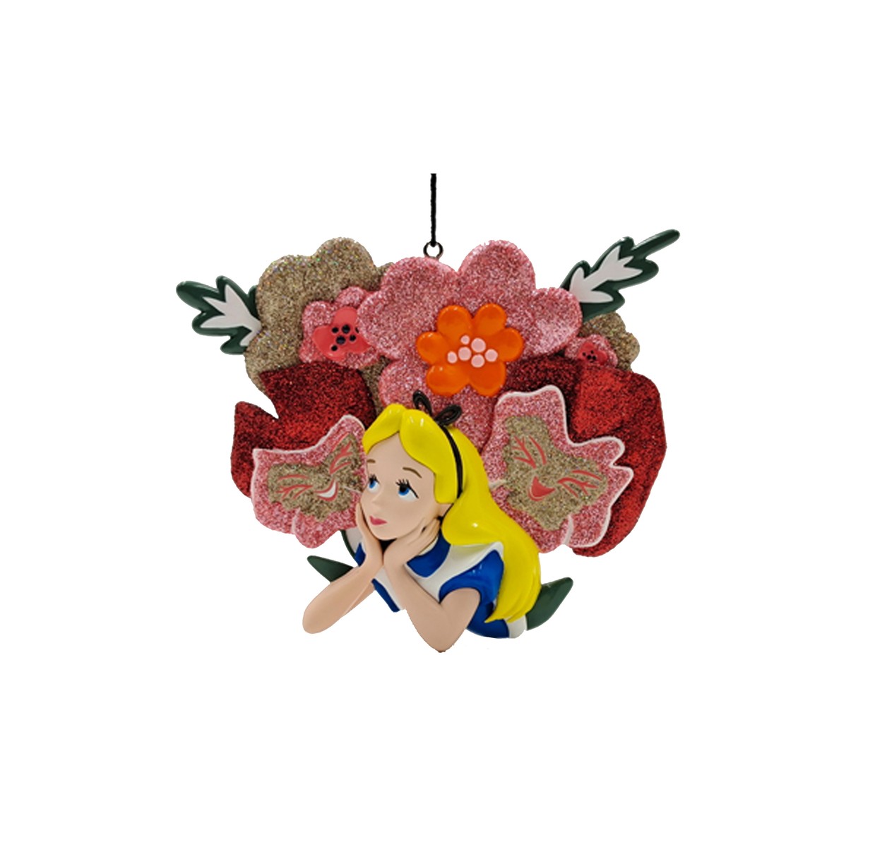 Addobbo Albero Di Natale Alice Nel Paese Delle Meraviglie Con Fiori Disney