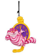 Addobbo Albero Di Natale Disney Orologio Stregatto 3D 7,5cm