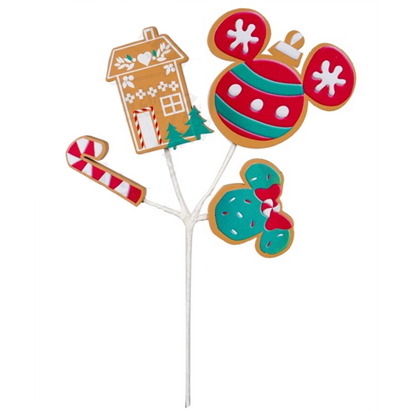 Addobbo Natale Mickey Mouse Topolino Con Orecchie E Caramelle