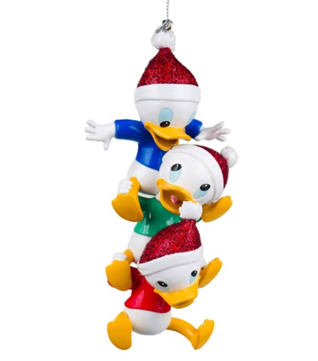 Addobbo Albero Di Natale Disney Qui Quo E Qua 12cm