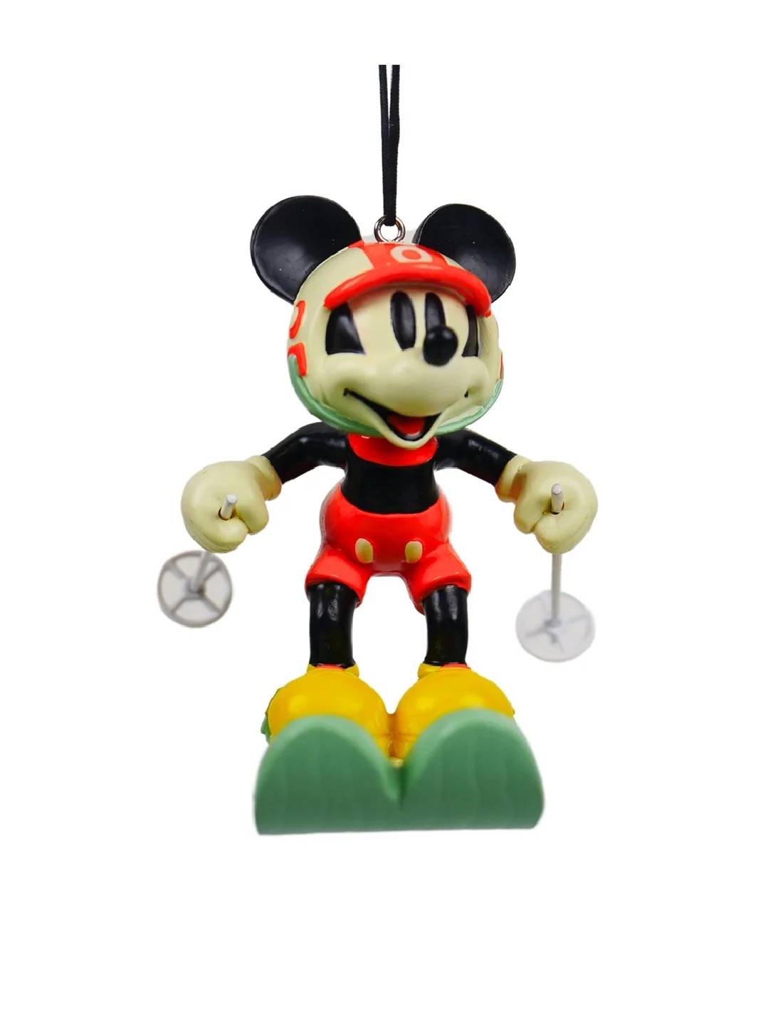Addobbo Albero Natale Disney Topolino Su Sci 3D
