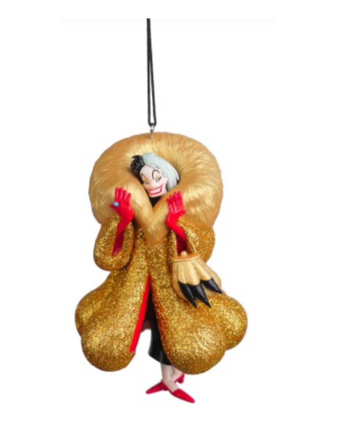 Addobbo Albero Di Natale Disney Crudelia Demon 3D 10cm