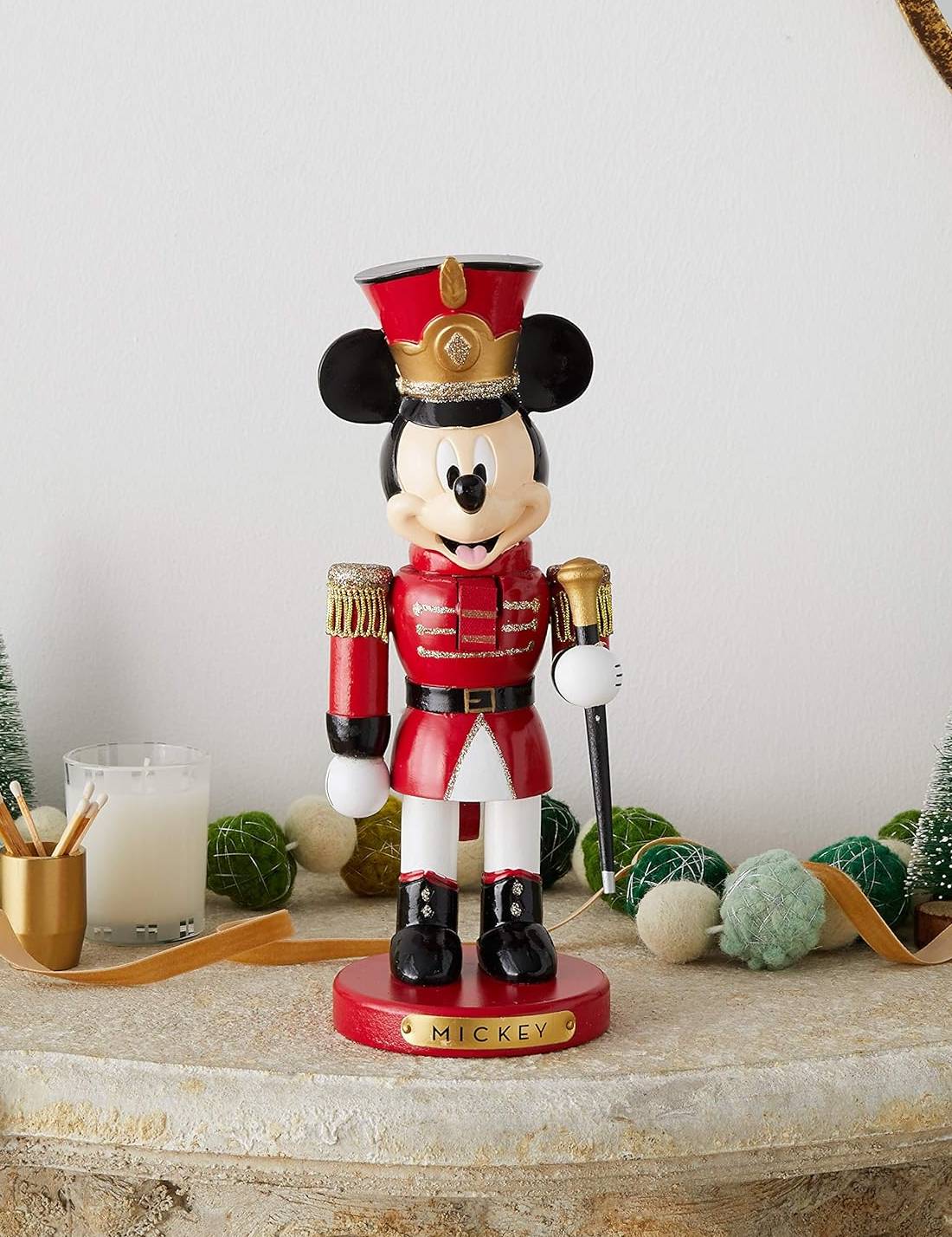 Addobbo Di Natale Schiaccianoci Disney Topolino Banda Musicale 25cm