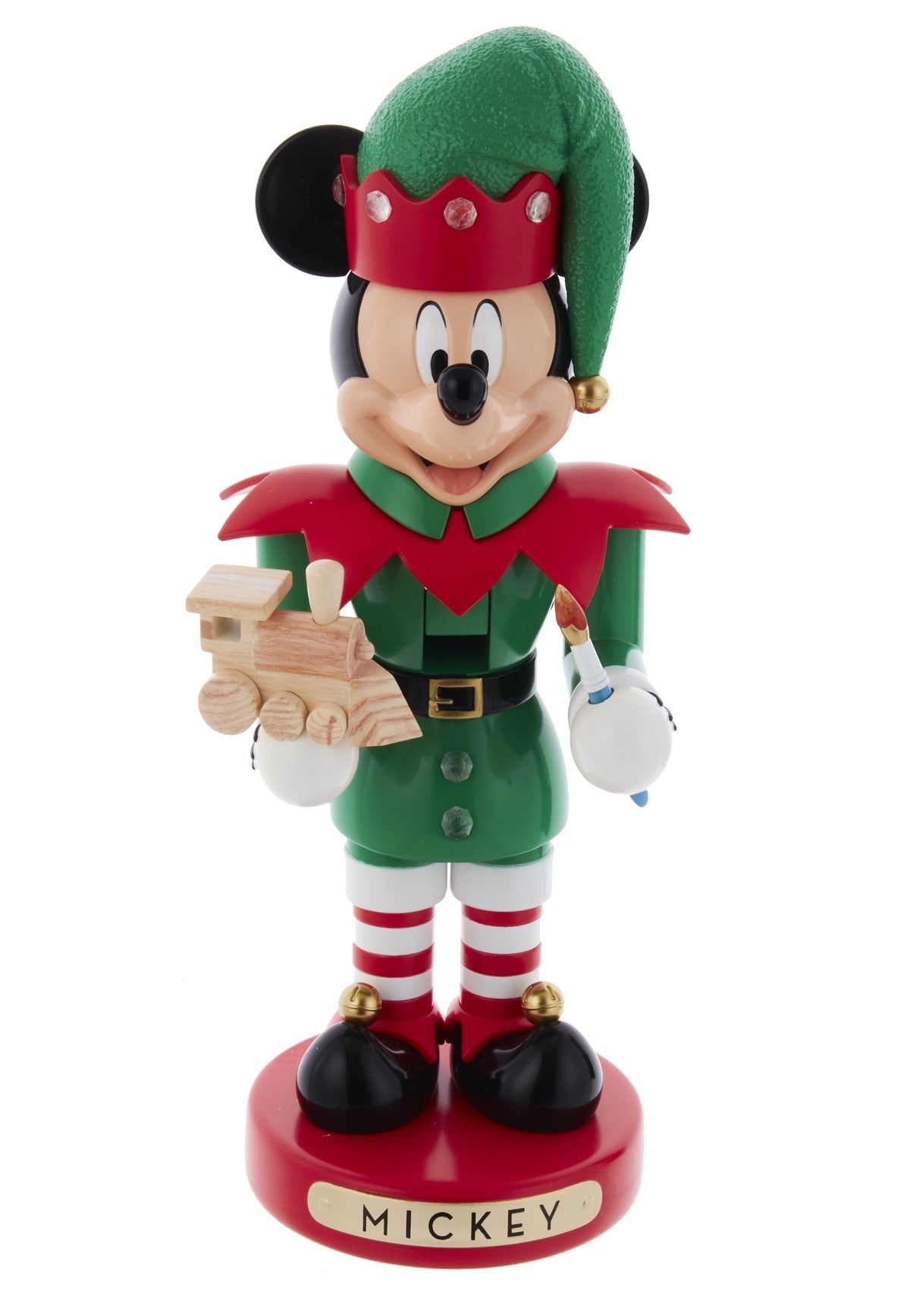 Topolino Disney Schiaccianoci Vestito Da Elfo 26,5cm