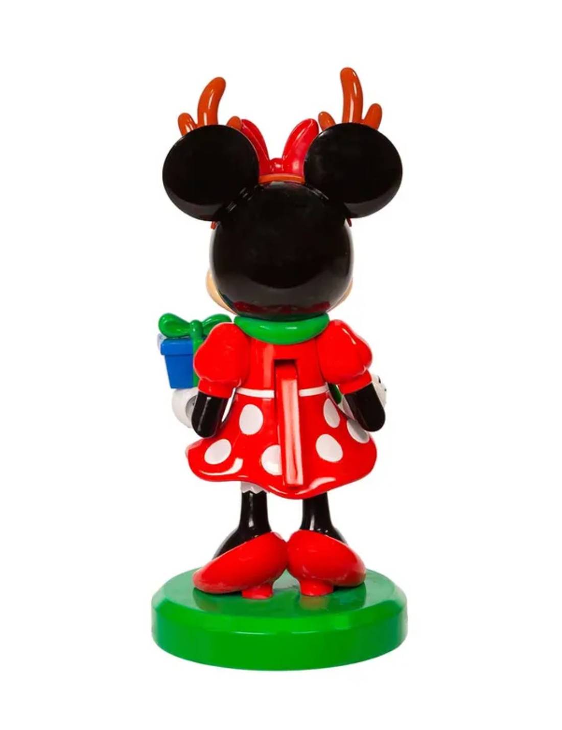 Addobbo Di Natale Disney Minnie Mouse Schiaccianoci Con Regalo 16cm