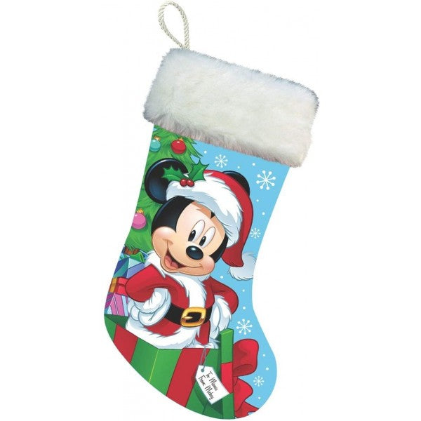 Calza Befana Epifania Disney Baby Topolino Azzurra 48cm