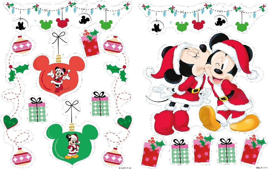 Stickers Mickey Mouse E Minnie Per Finestre Disney