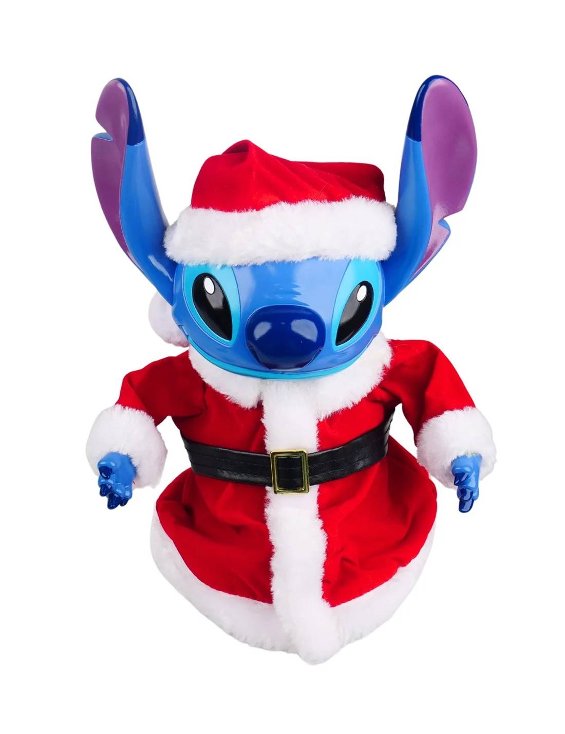 Puntale Albero Di Natale Disney Stitch Babbo Natale 26cm