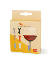 Set Gatto Segnabicchieri Legami 6pz