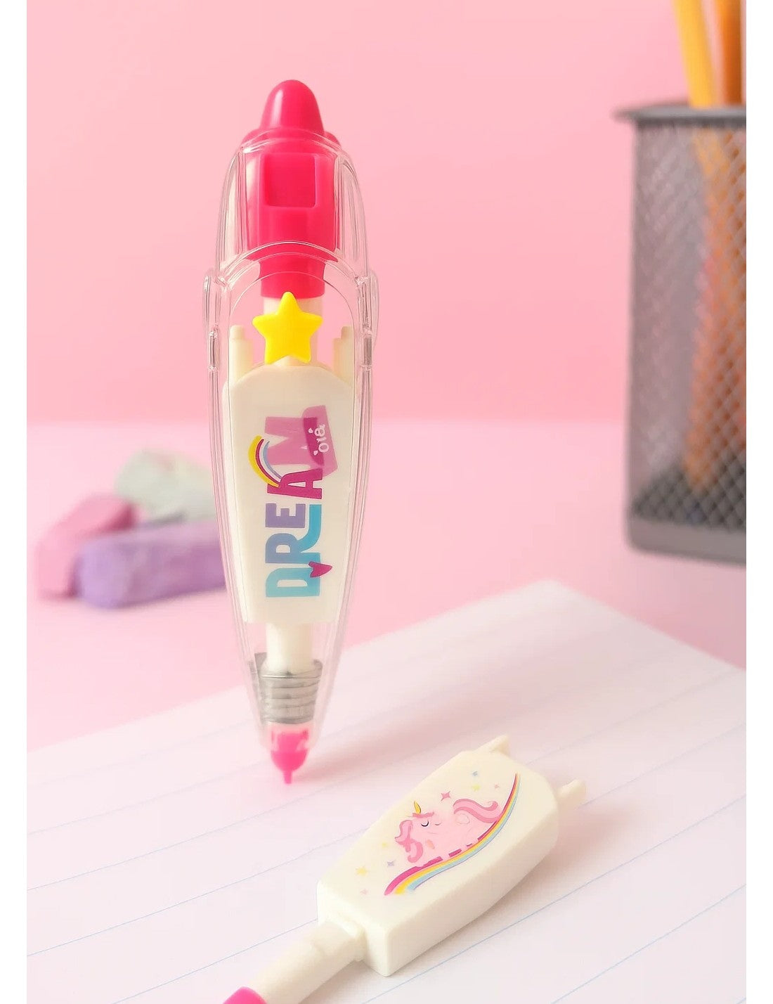 Penna A Nastro Per Decorazione Deco Tape Unicorno Legami