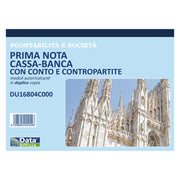 Blocco Prima Nota Cassa-Banca Con Conto E Contropartite Duplice Copia