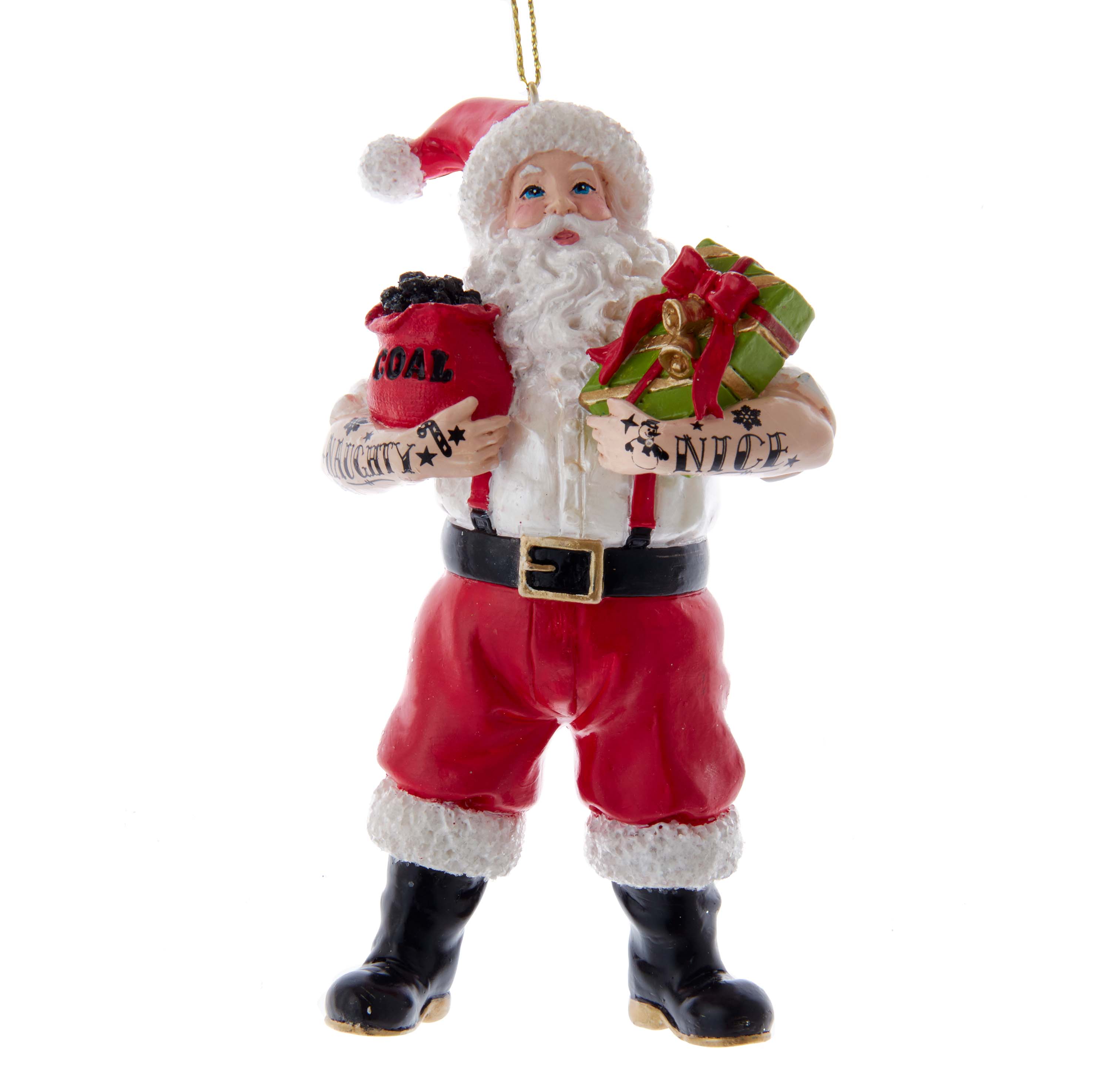 Addobbo Di Natale Babbo Natale Con Tattoo