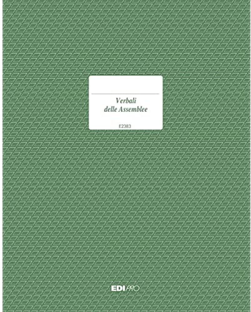 Verbale Assemblee 92 Pagine Numerate 31x24,5cm