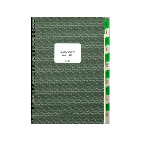 Scadenziario Spiralato Annuale A5