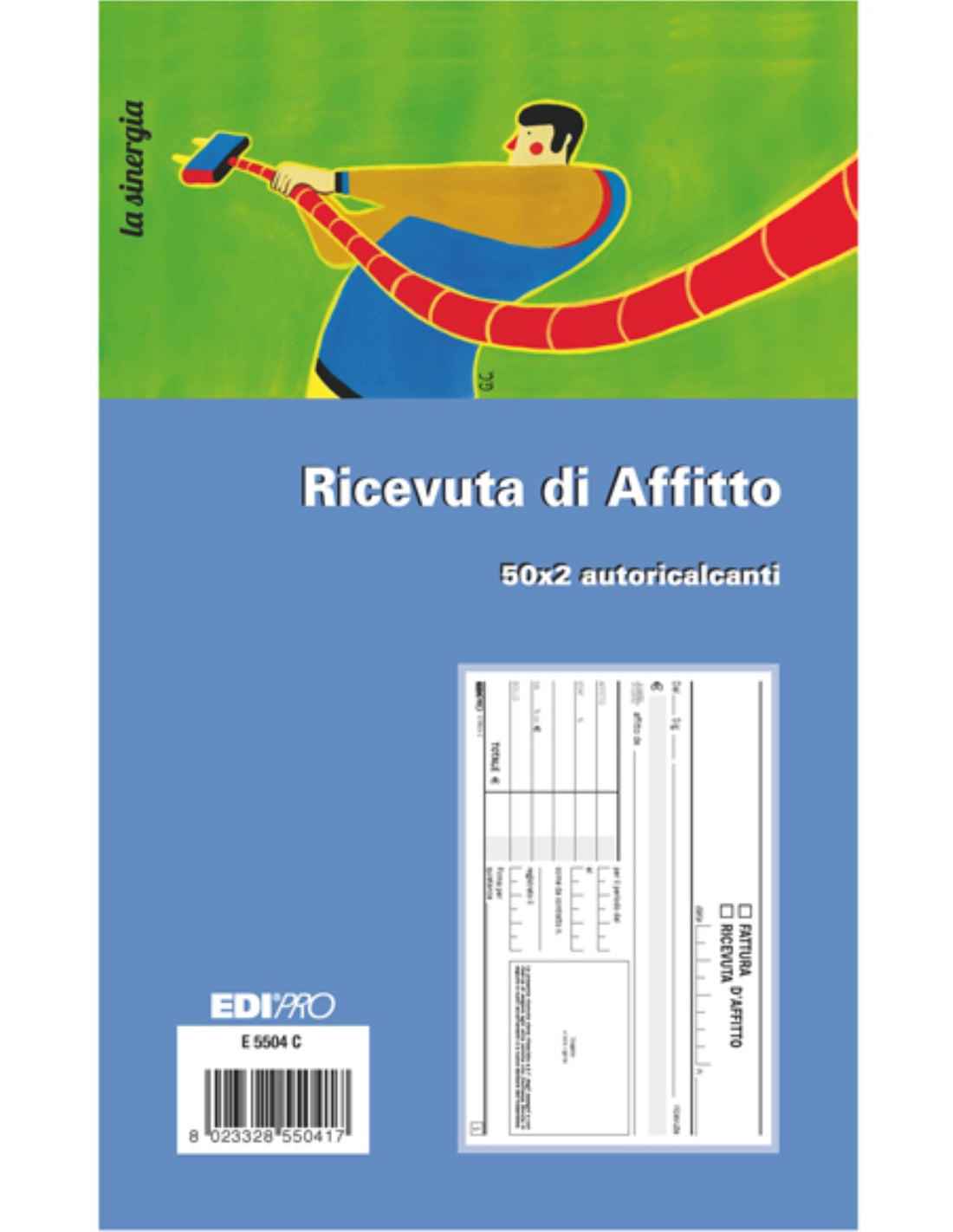 Blocco Ricevuta Di Affitto A 2 Copie Autoricalcanti