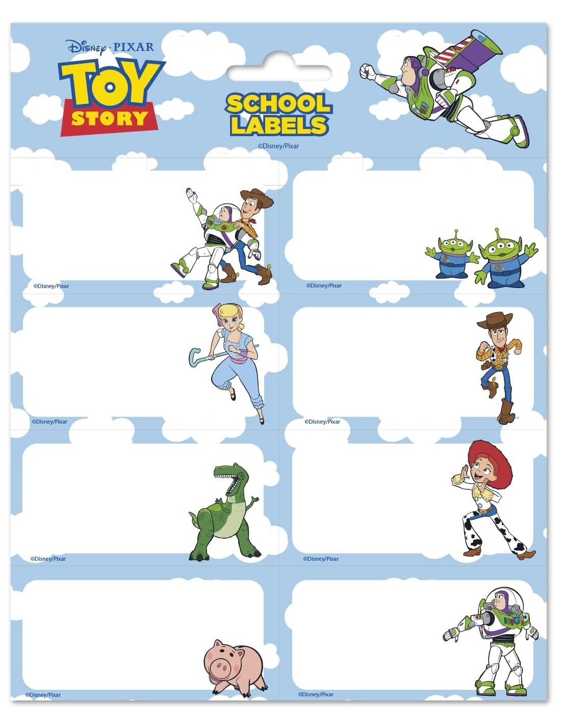 Etichette Adesive Segnanome Disney Pixar Toy Story