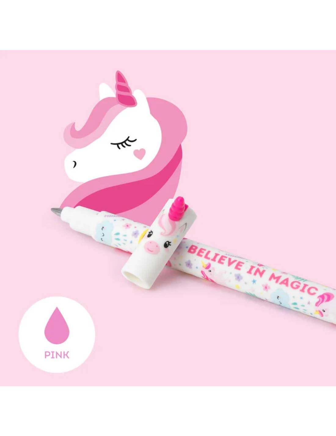 Penna Gel Cancellabile Unicorno Believe In Magic Legami
