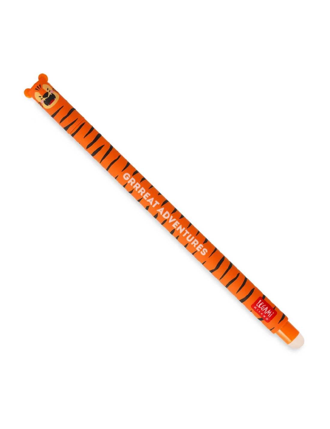 Penna Gel Cancellabile Nera Tigre Legami