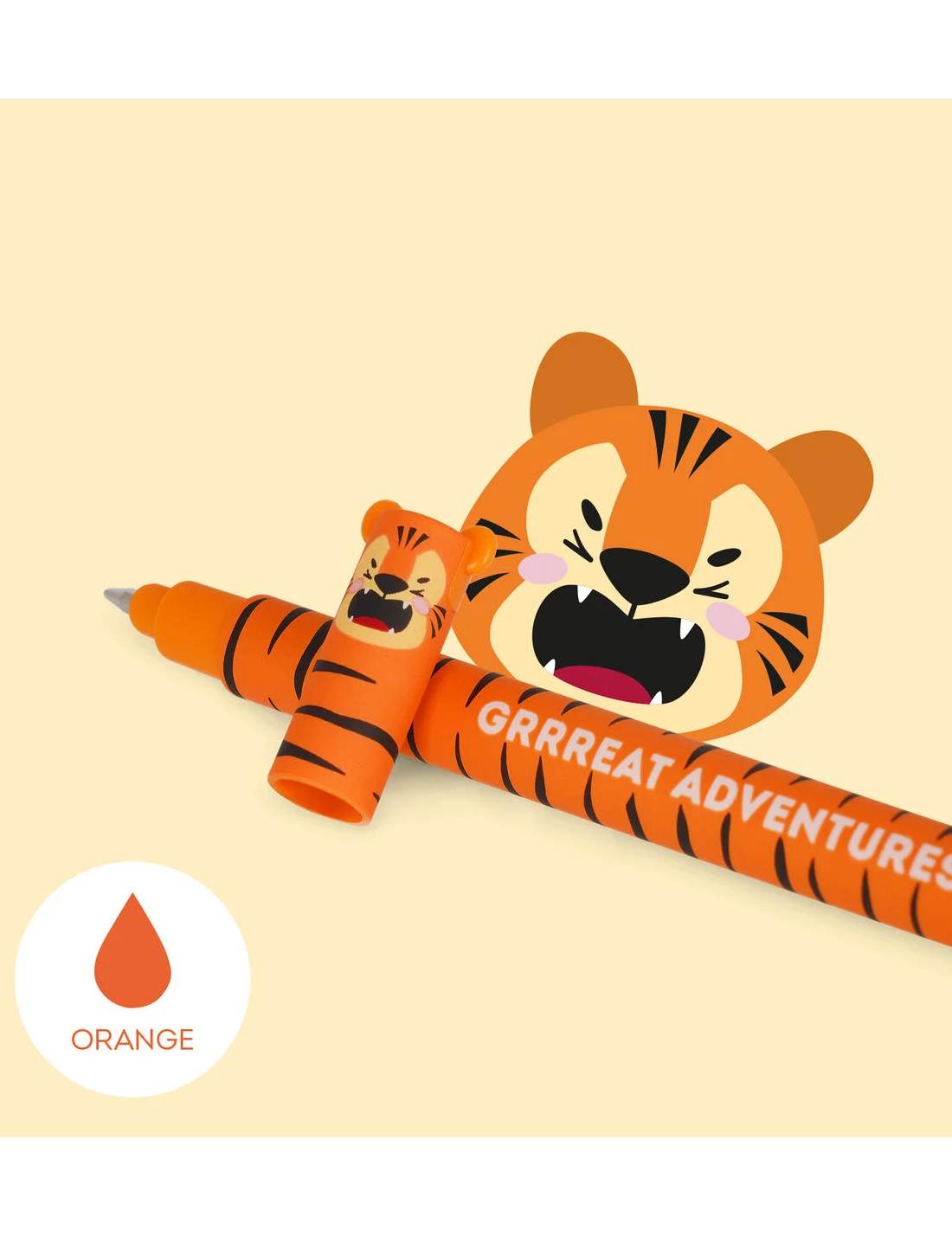 Penna Gel Cancellabile Nera Tigre Legami