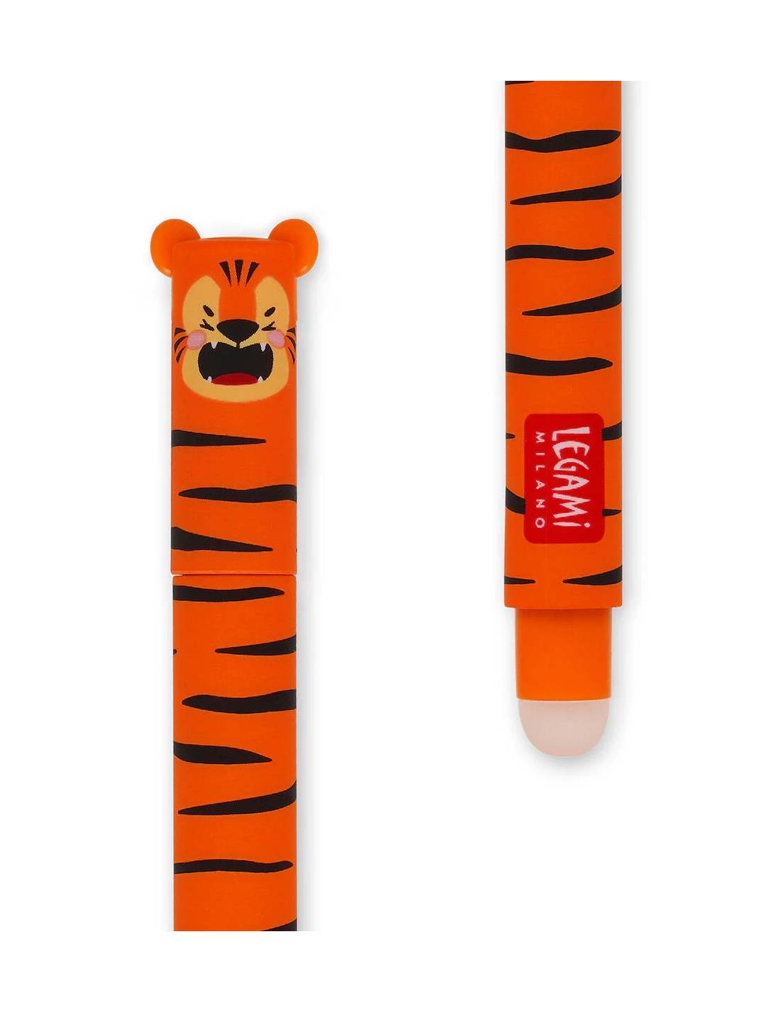 Penna Gel Cancellabile Nera Tigre Legami