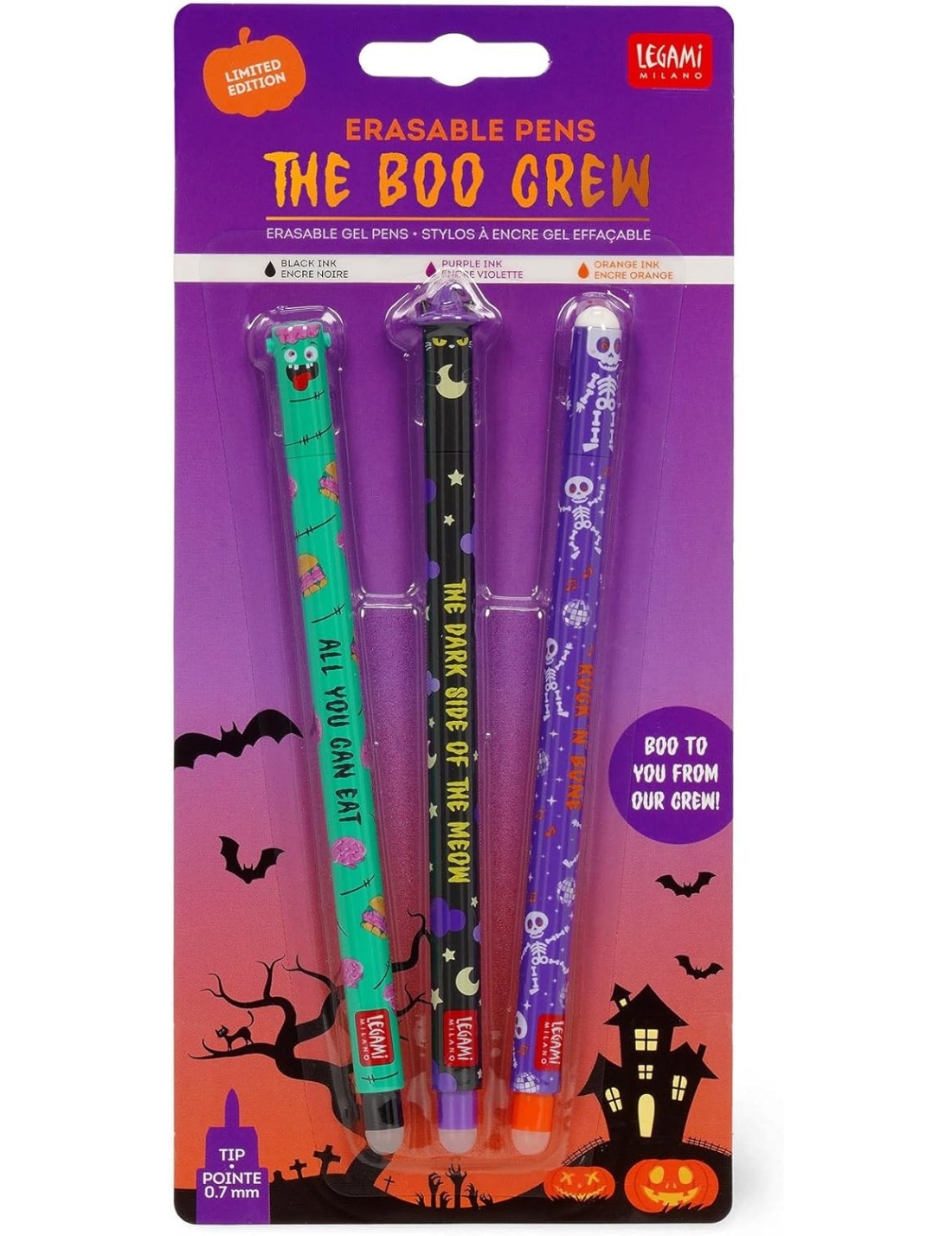 Set Penne Cancellabili Halloween The Boo Crew Legami