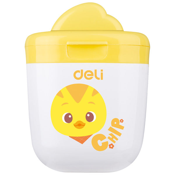 Temperamatite Deli Con Serbatoio 1 Foro Fantasie Animali