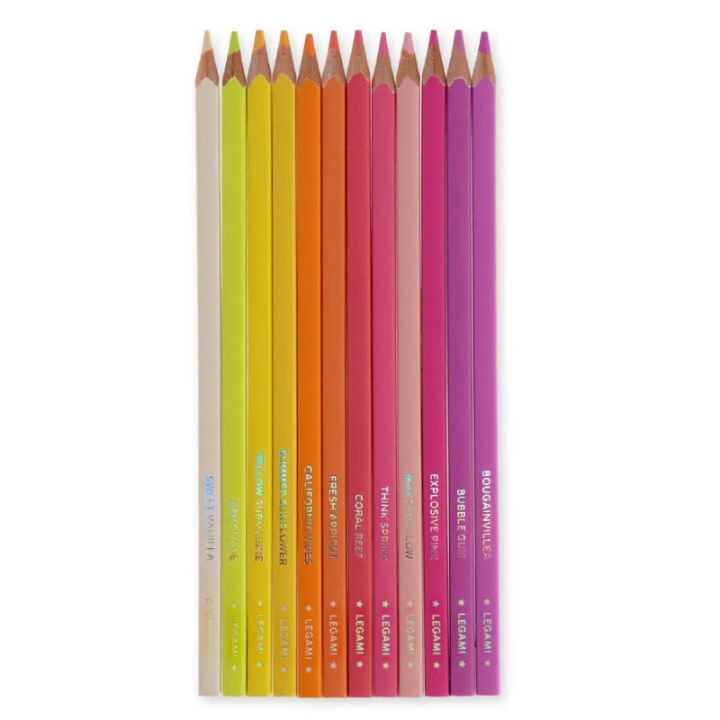 Legami Set 12 Pastelli Live Colorfully Sunset Palette
