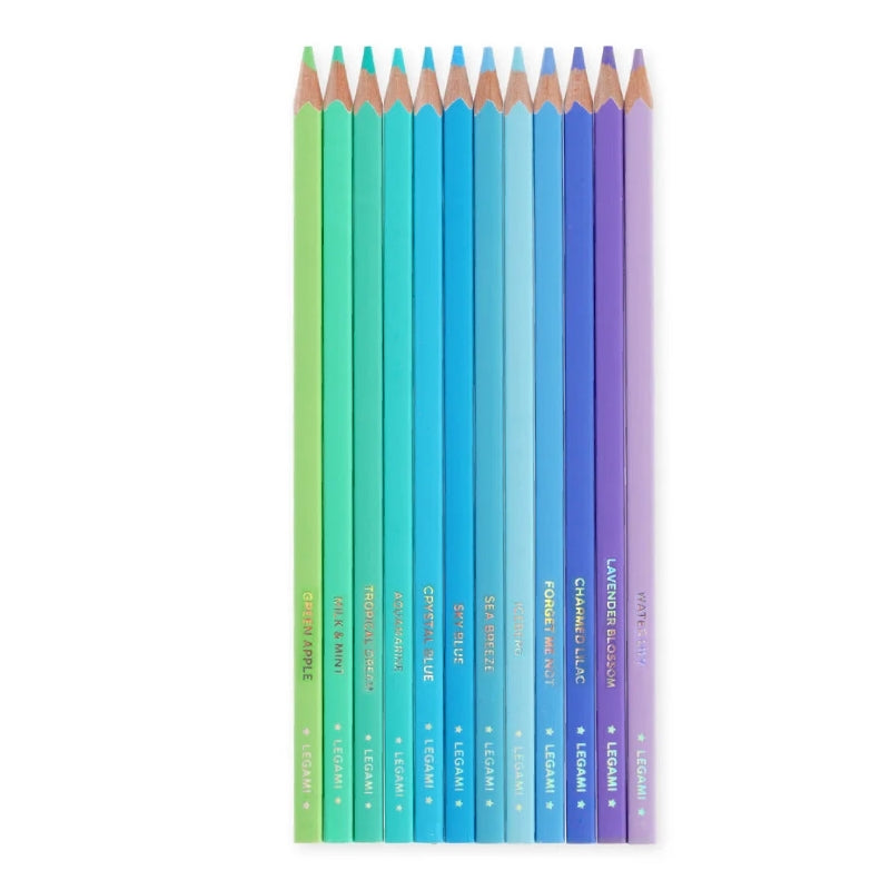 Legami Set 12 Pastelli Live Colorfully Ocean Palette