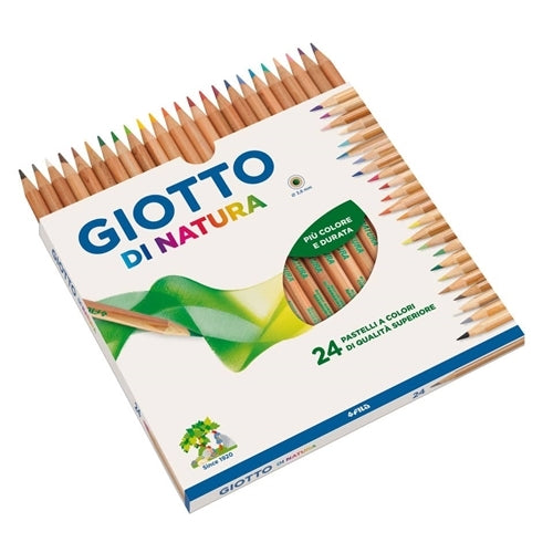 Giotto Di Natura Pastelli Matite Colorate Scatola Da 24pz