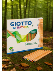 Giotto Di Natura Pastelli Matite Colorate Scatola Da 24pz