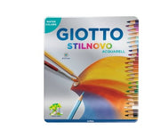 Giotto Stilnovo Pastelli Acquerellabili Matite Colorate Box Da 24pz